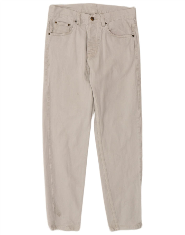 Carhartt Muške uske traperice W28 L28 Bijeli pamuk