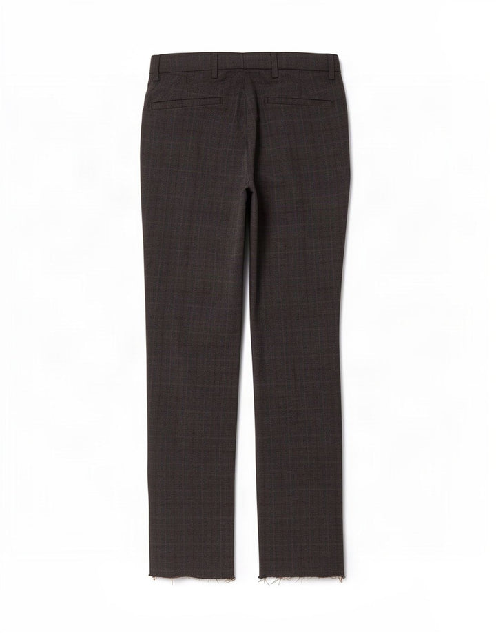 Marks & Spencer muške chino hlače W30 L33 smeđi karirani poliester