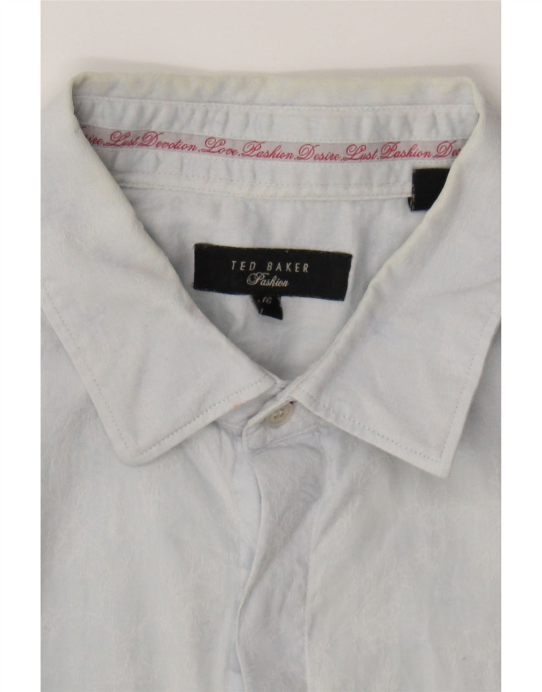 TED BAKER Womens Formal Shirt Size 16 XL White Cotton Vintage Ted Baker and Second-Hand Ted Baker from Messina Hembry 