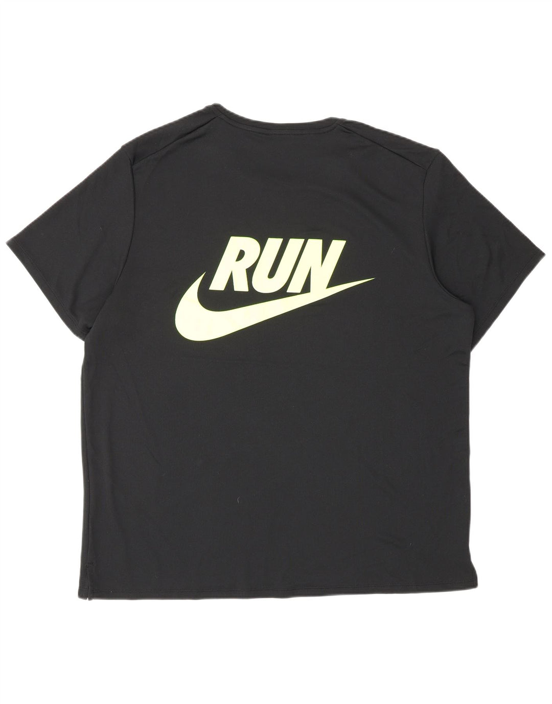 Nike Dri Fit Graphic T-Shirt Top Veliki crni poliester