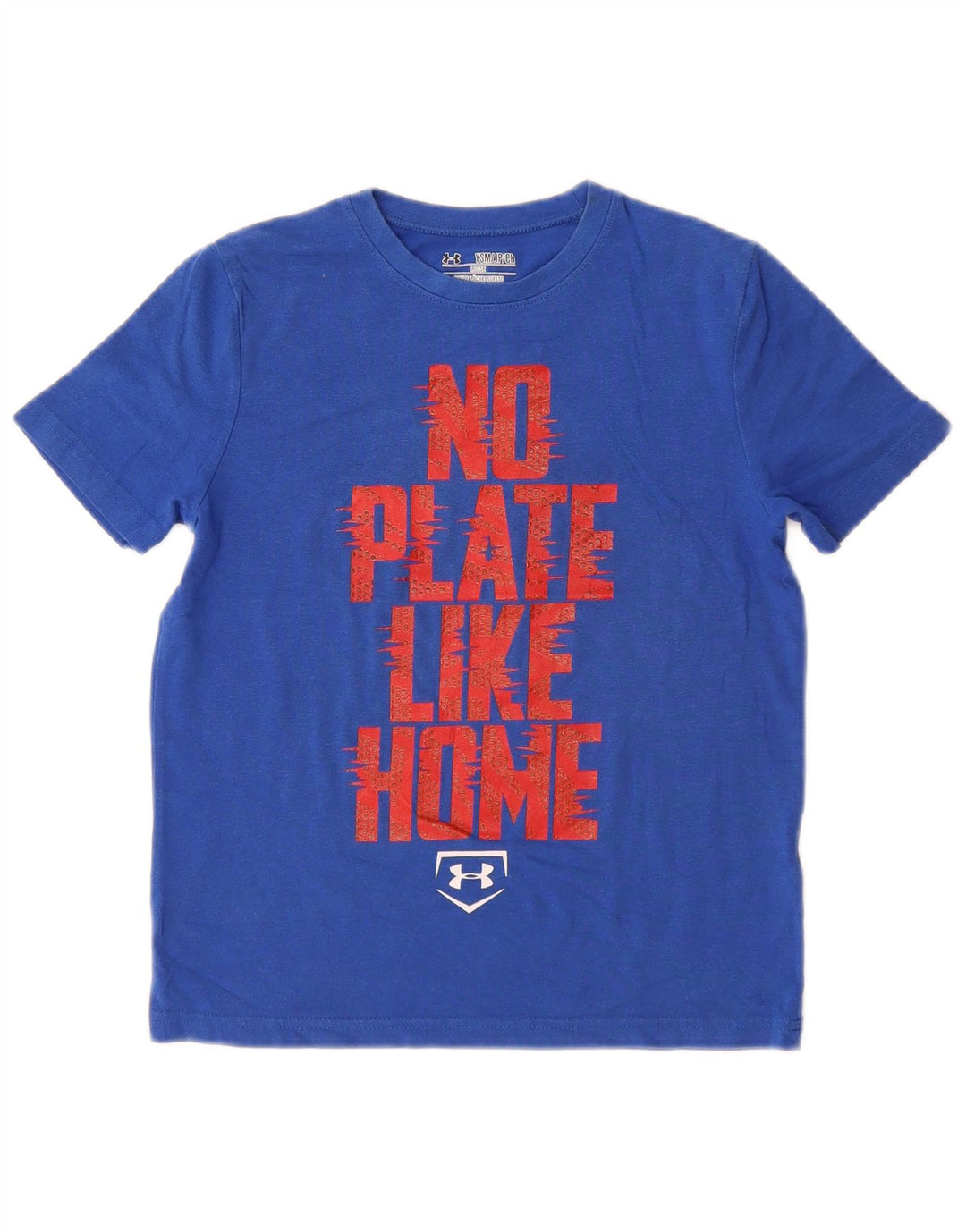 UNDER ARMOUR Majica kratkih rukava Heat Gear za dječake, 7-8 godina, mala plava