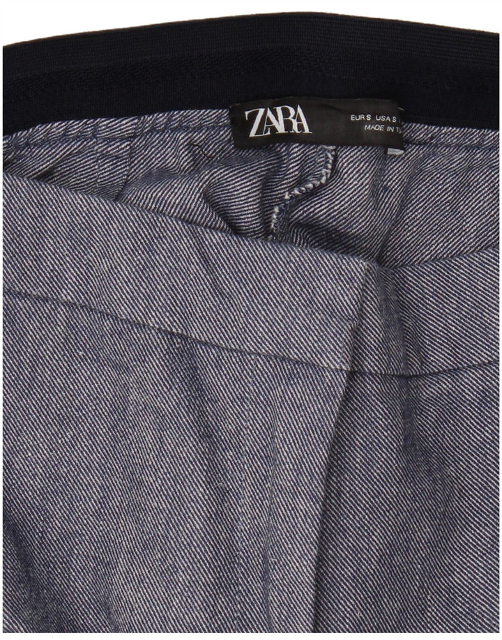 Zara ženske uske chino hlače male W26 L27 plave