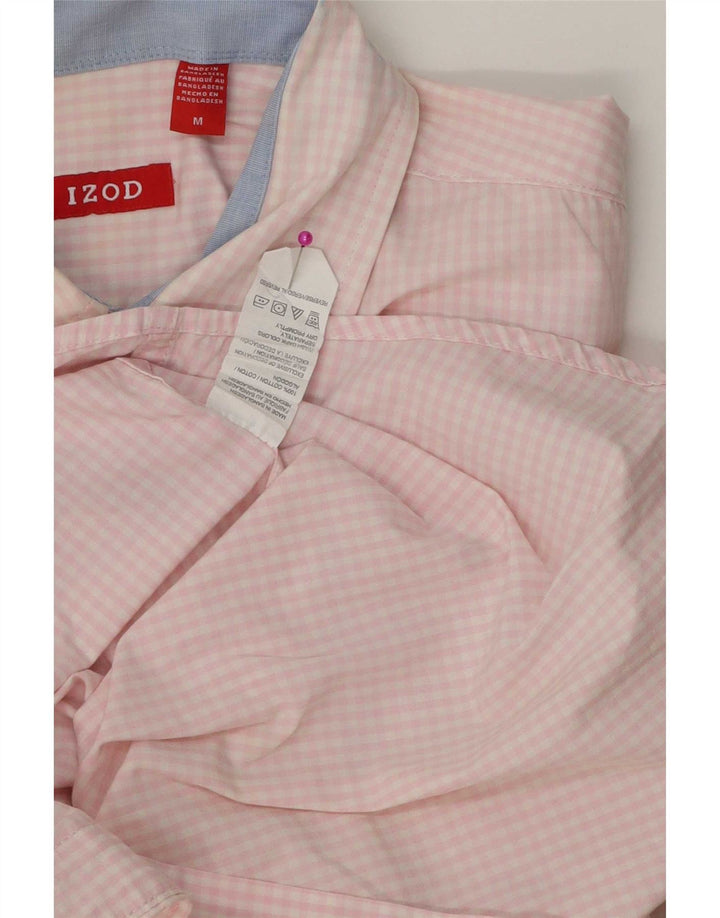 Izod muška košulja srednje ružičaste boje od gingham pamuka