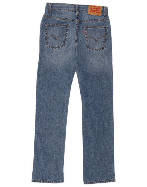 Levi's Girls 511 Oštećene uske traperice 13-14 godina W26 L29 Plavi pamuk