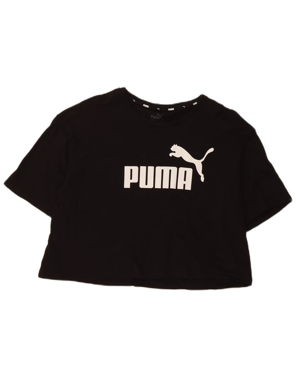 Puma ženska majica kratkih rukava s grafičkim motivima UK 16 Large Black Cotton