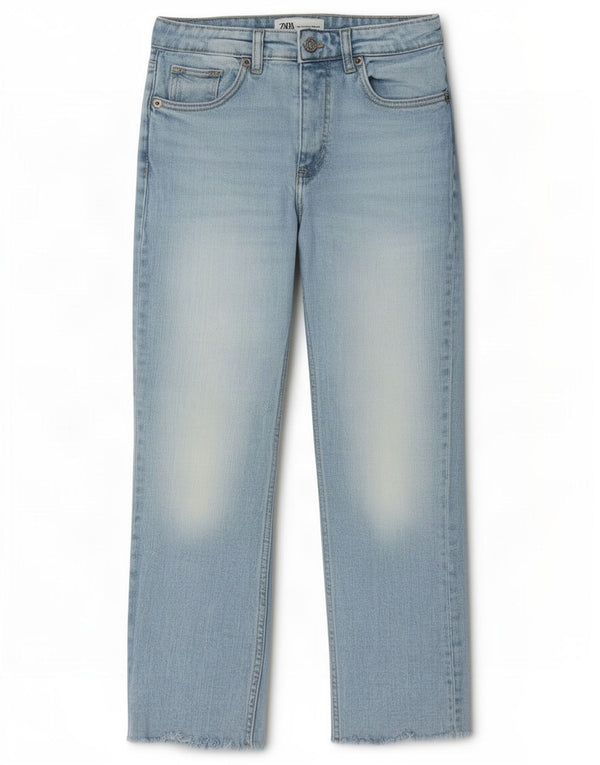 Zara ženske ravne traperice EU 36 XS W26 L25 plave