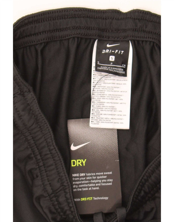 Nike muške Dri Fit hlače za trenirku male crne poliesterske