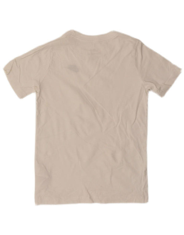 Nike Boys T-Shirt Top 8-9 Years Small White Pamuk