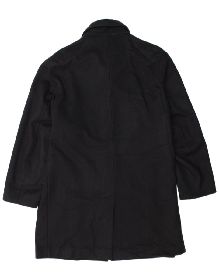 PENDLETON Mens Overcoat UK 38 Medium Black Wool