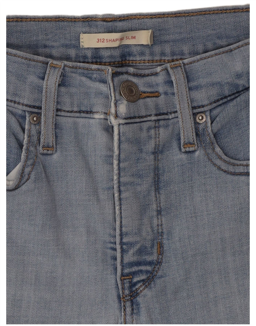 Levi's ženske 312 uske traperice W27 L30 plavi pamuk