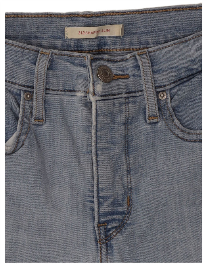 Levi's ženske 312 uske traperice W27 L30 plavi pamuk