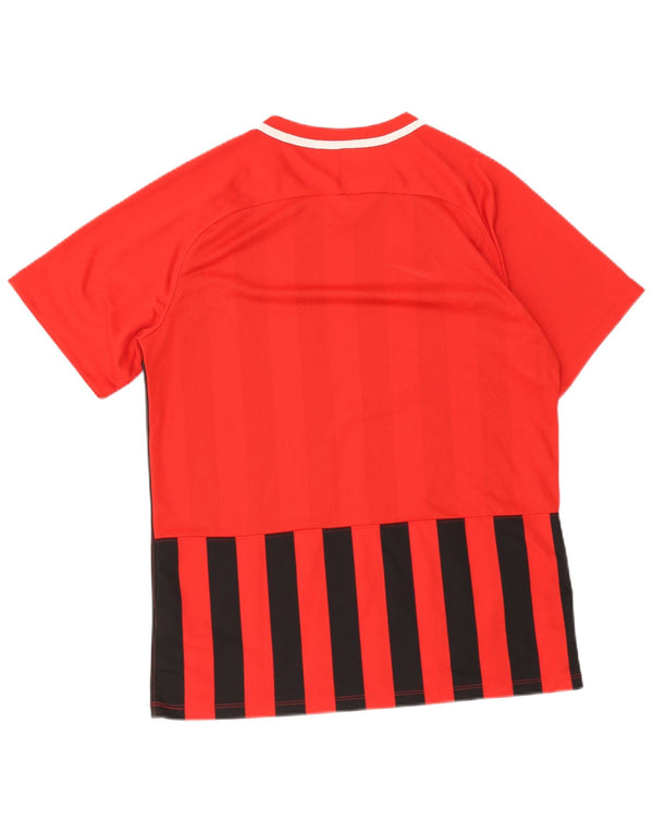Nike Dri Fit majica kratkih rukava s velikim crvenim prugama od poliestera