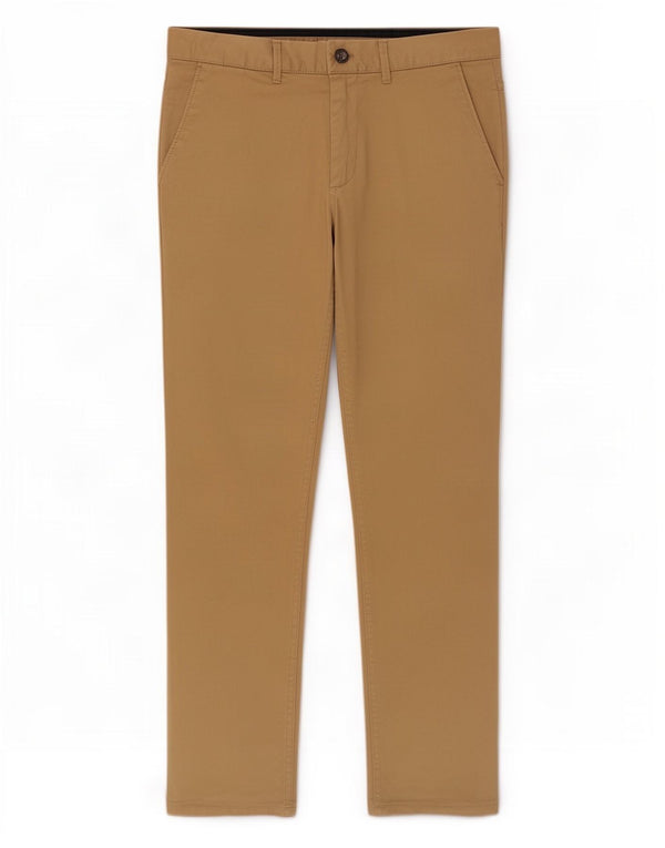 Zara muške ravne chino hlače EU 42 Large W32 L28 Bež pamuk