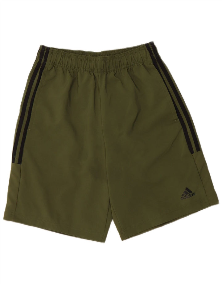 Adidas muške sportske kratke hlače, mali zeleni poliester
