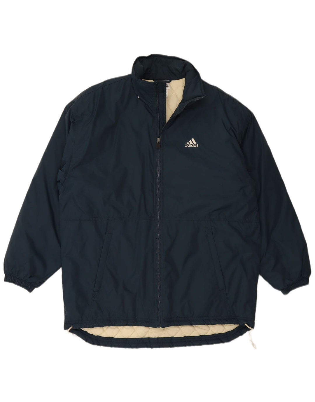 Adidas muška podstavljena jakna UK 38/40 srednje tamnoplavi najlon