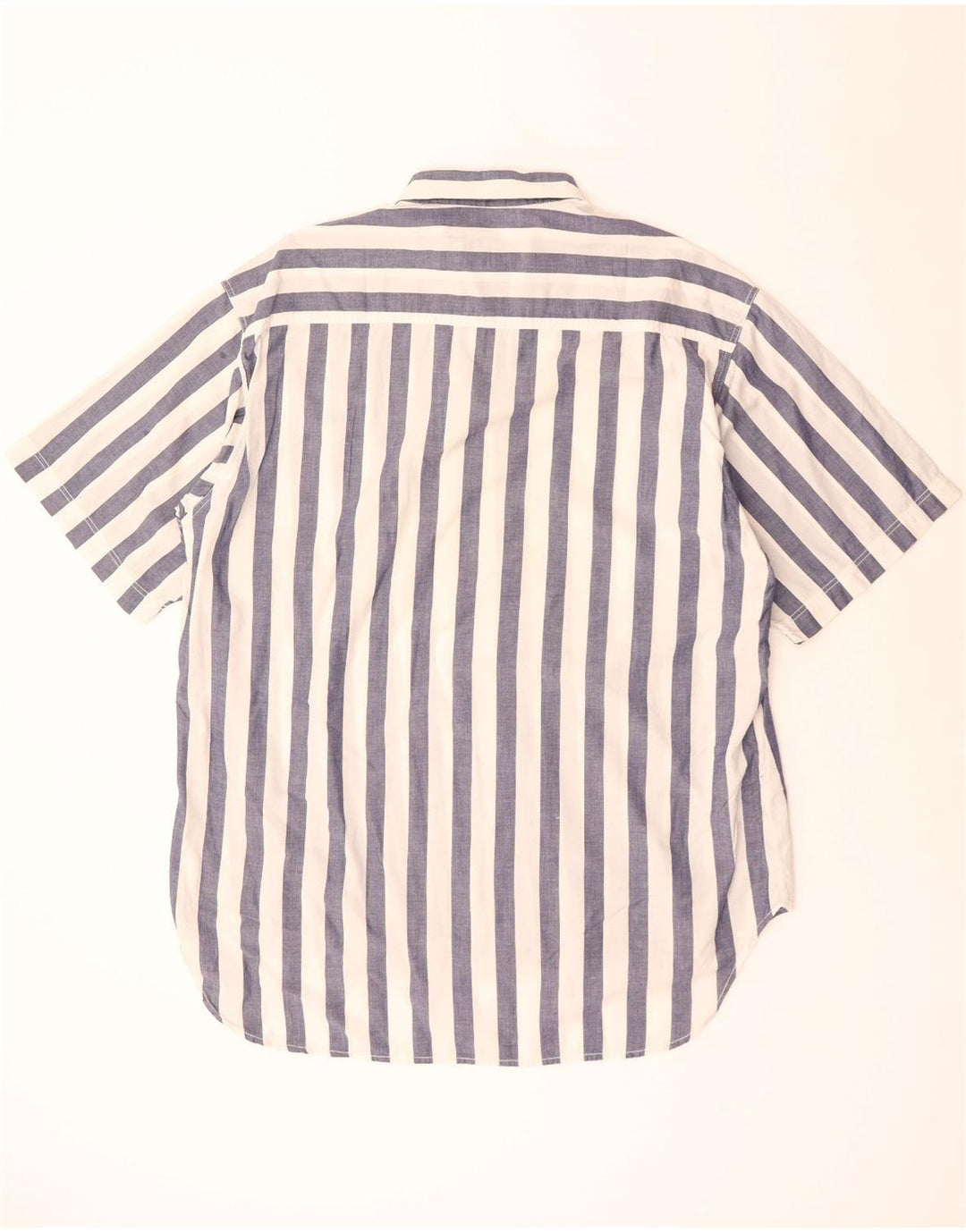 BENETTON muška košulja kratkih rukava na velike tamnoplave pruge