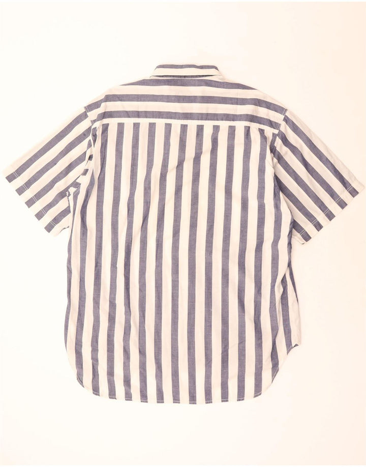 BENETTON muška košulja kratkih rukava na velike tamnoplave pruge