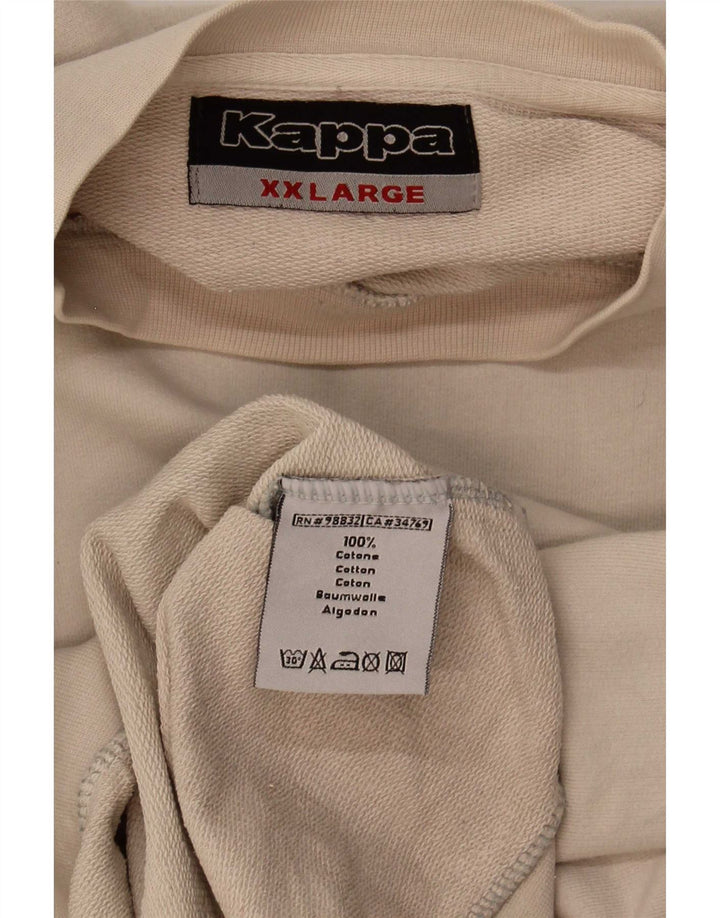 Kappa muški džemper 2XL bež pamuk