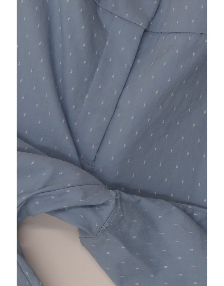 Zara ženske uske chino hlače velike W32 L27 plave geometrijske