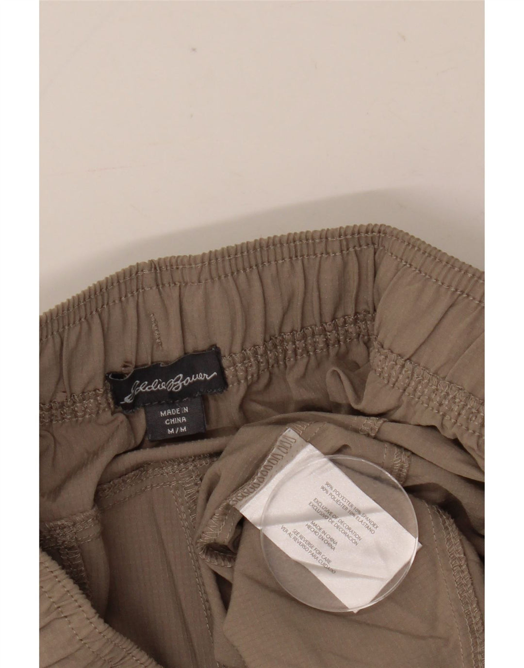 Eddie Bauer Ženske sužene skraćene hlače srednje veličine W30 L24 sivi poliester