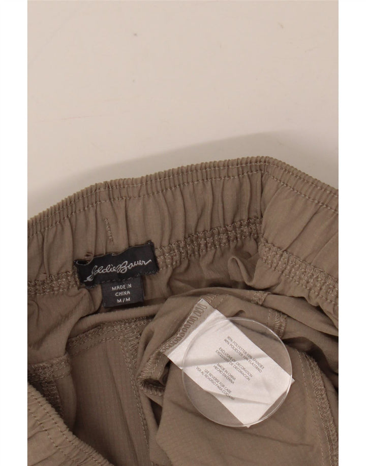 Eddie Bauer Ženske sužene skraćene hlače srednje veličine W30 L24 sivi poliester