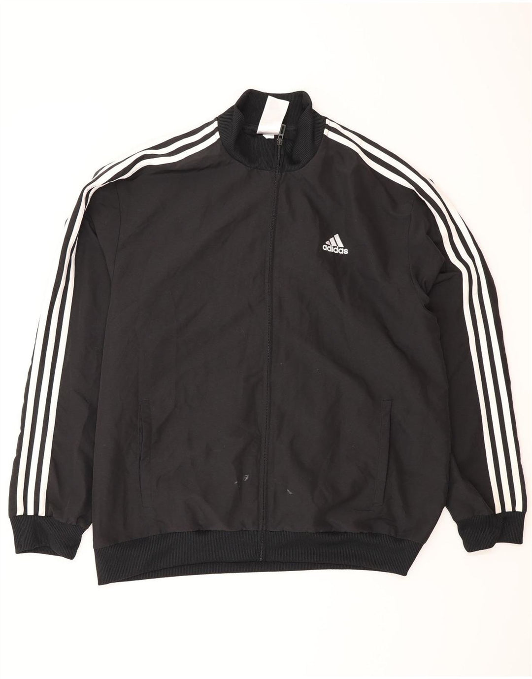 Adidas muška gornja jakna od trenirke, veliki crni poliester