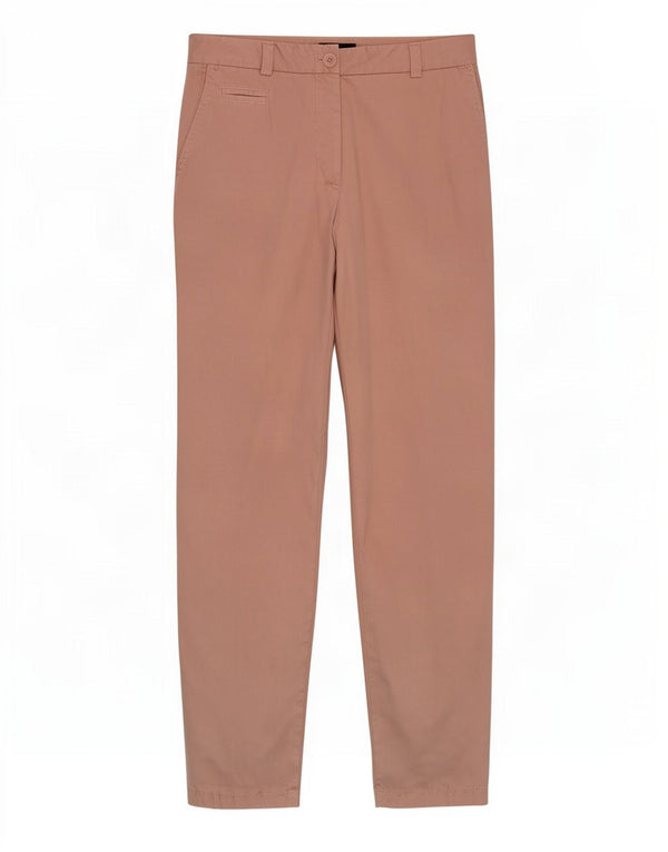 Marks & Spencer ženske uske chino hlače UK 10 male W27 L30 ružičasti pamuk