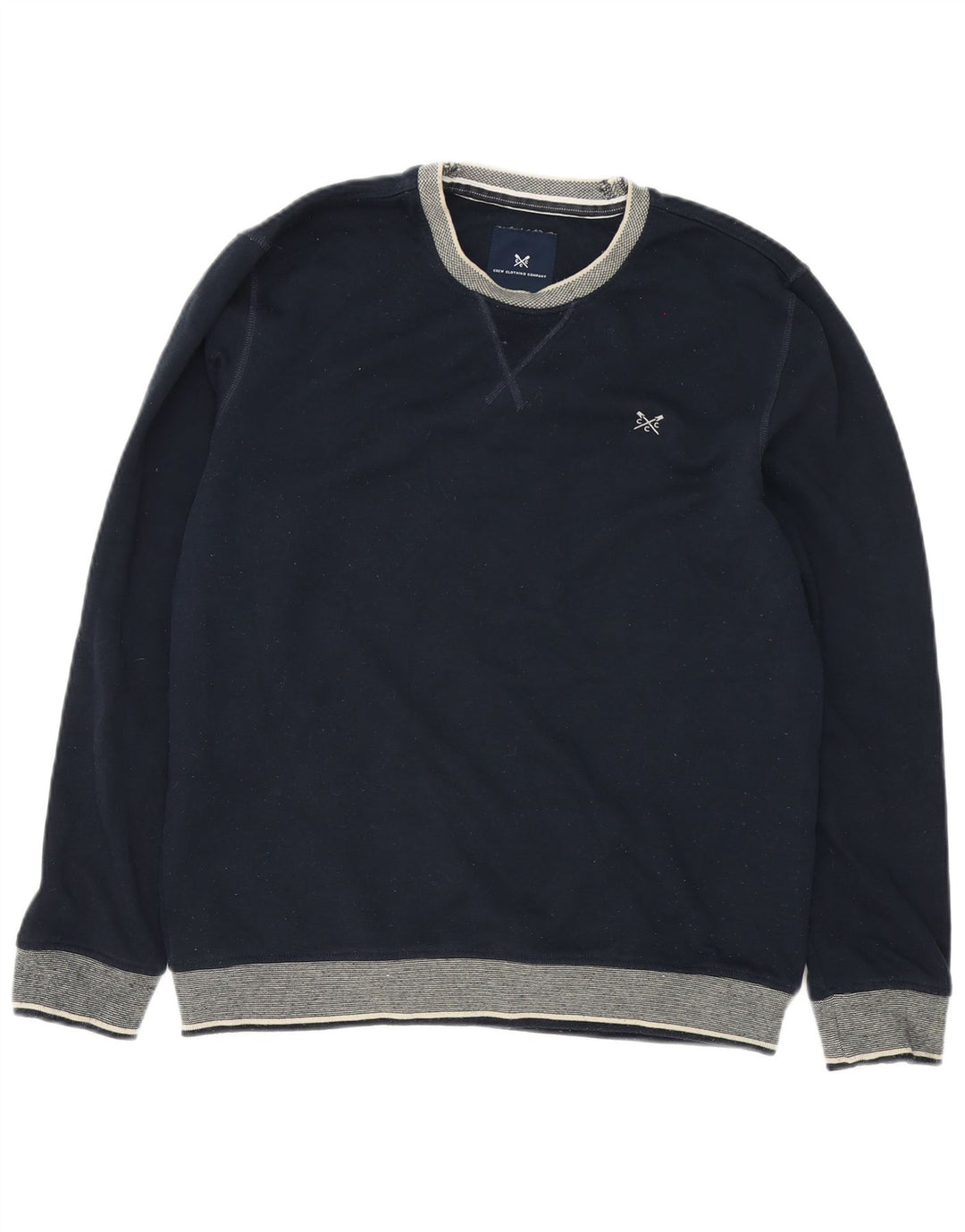 Crew Clothing Muška majica s kratkim rukavima, veliki poliester tamnoplave boje