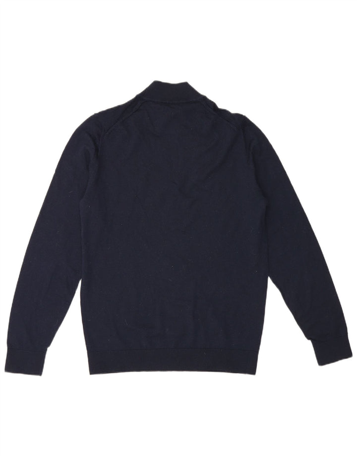 Massimo Dutti, muški džemper s kornjačičastim ovratnikom, velika tamnoplava merino vuna