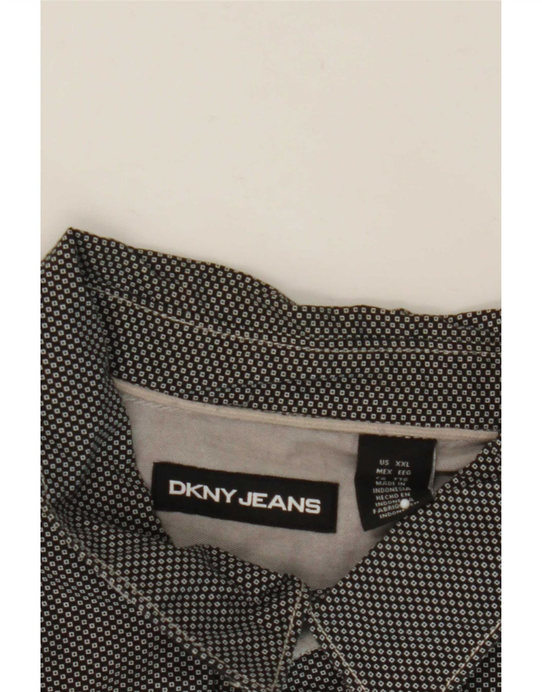 Dkny muška košulja 2XL crna geometrijska