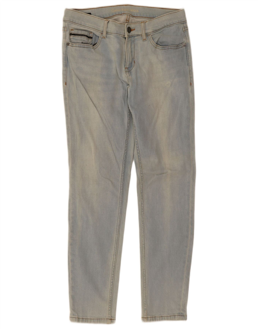 Calvin Klein Ženske uske traperice W27 L26 Plave