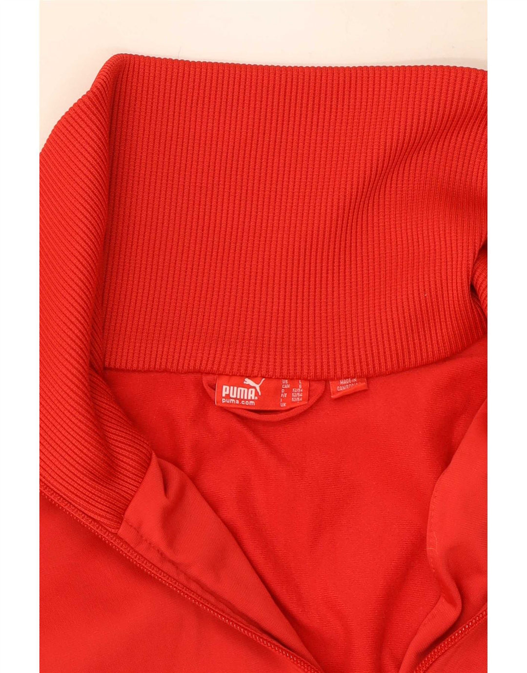 Puma muška gornja jakna trenirke Large Red Colourblock poliester