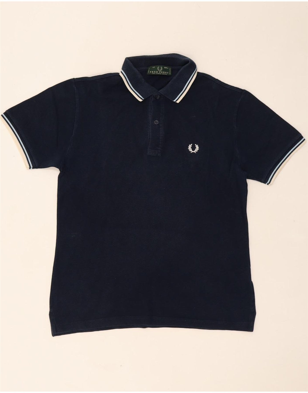 FRED PERRY Muška polo majica Srednje tamnoplavi pamuk