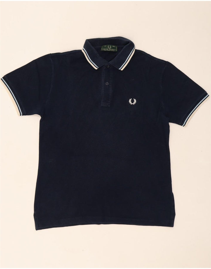 FRED PERRY Muška polo majica Srednje tamnoplavi pamuk
