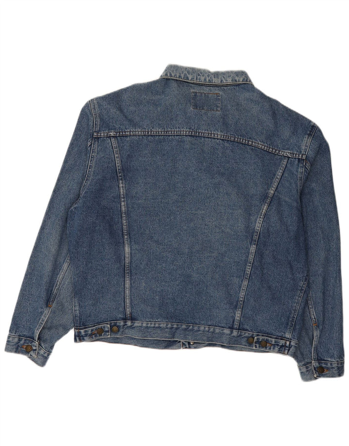 CARRERA Mens Denim Jacket UK 44 2XL Blue