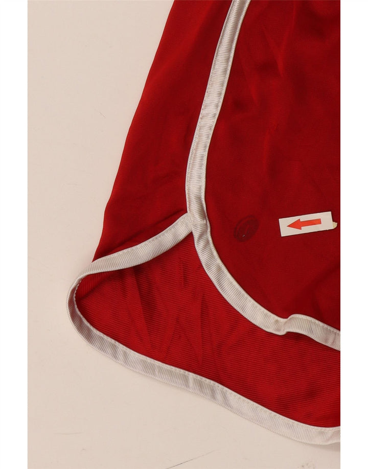 Russell atletske ženske sportske kratke hlače UK 10 mali crveni poliester