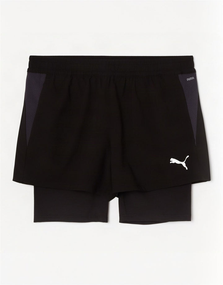Puma muške sportske kratke hlače male crne poliesterske boje