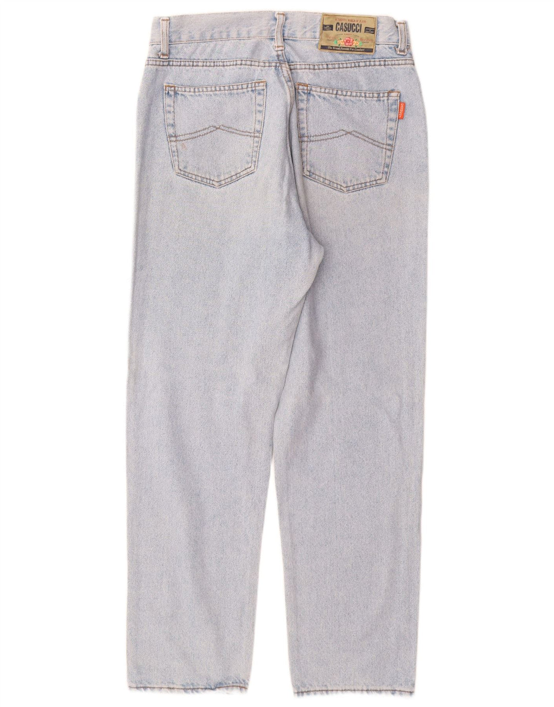 CASUCCI Ženske sužene traperice visokog struka IT 50 XL W28 L29 Plavi pamuk