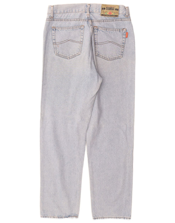 CASUCCI Ženske sužene traperice visokog struka IT 50 XL W28 L29 Plavi pamuk