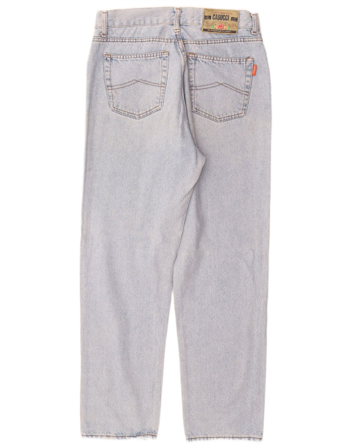 CASUCCI Ženske sužene traperice visokog struka IT 50 XL W28 L29 Plavi pamuk