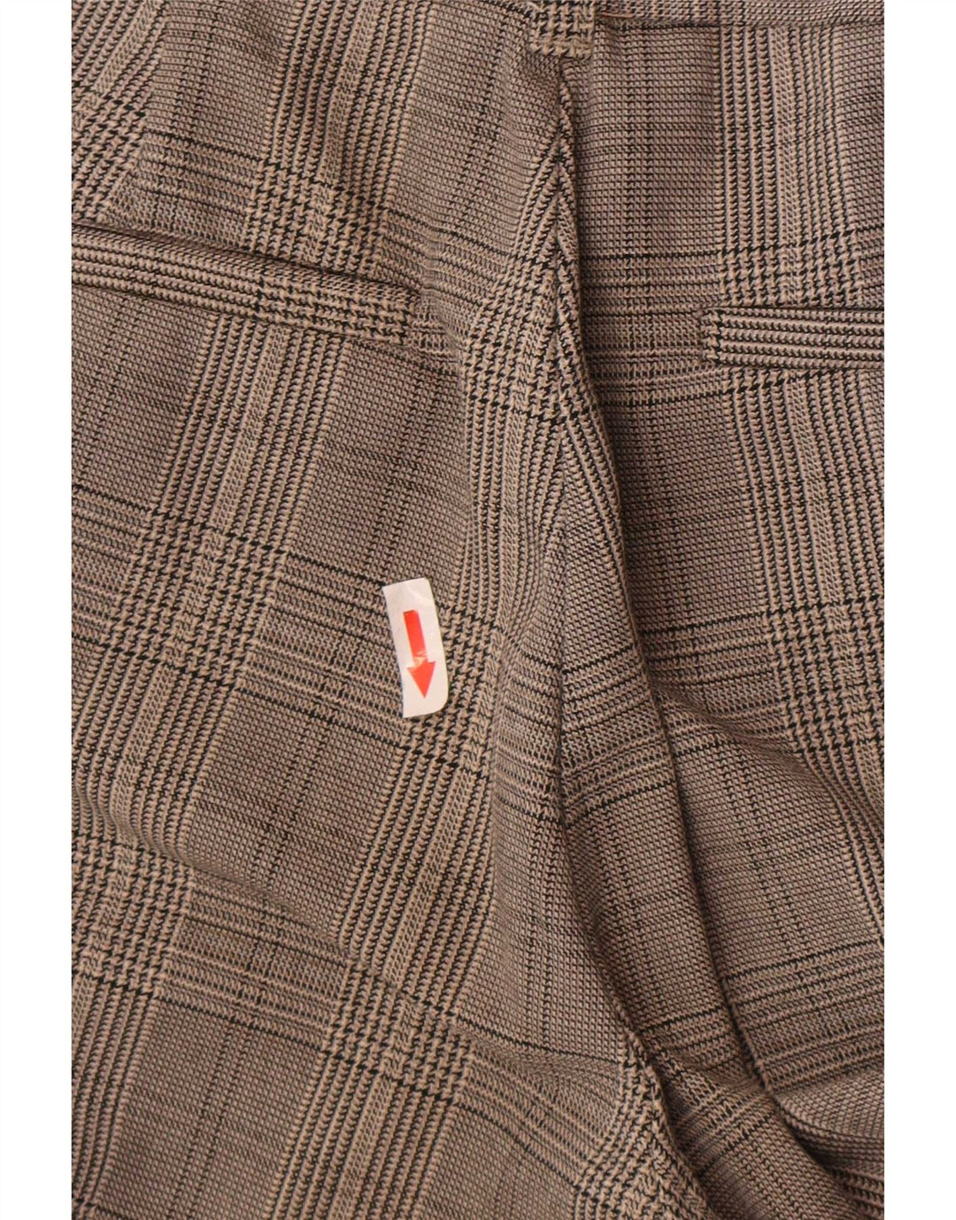 Zara ženske uske chino hlače male W26 L25 sive karirane