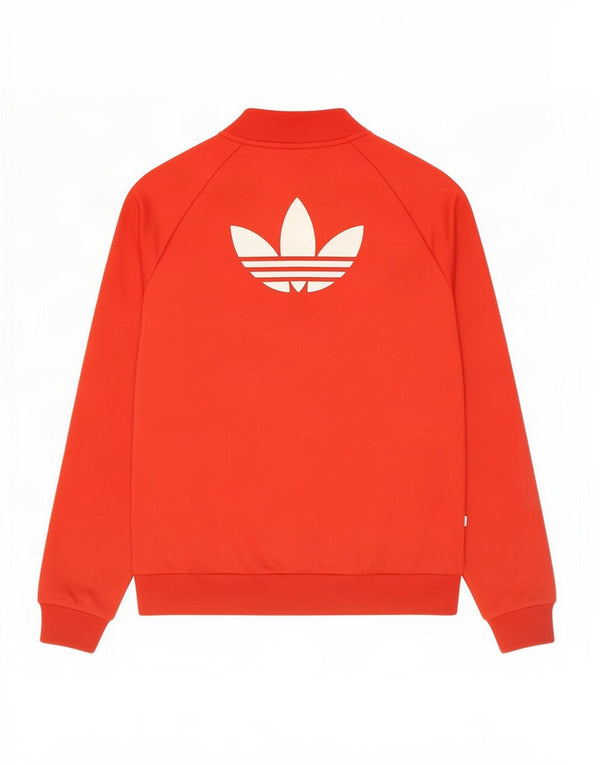 Adidas ženska gornja jakna trenirke UK 12 srednje crvene boje od poliestera