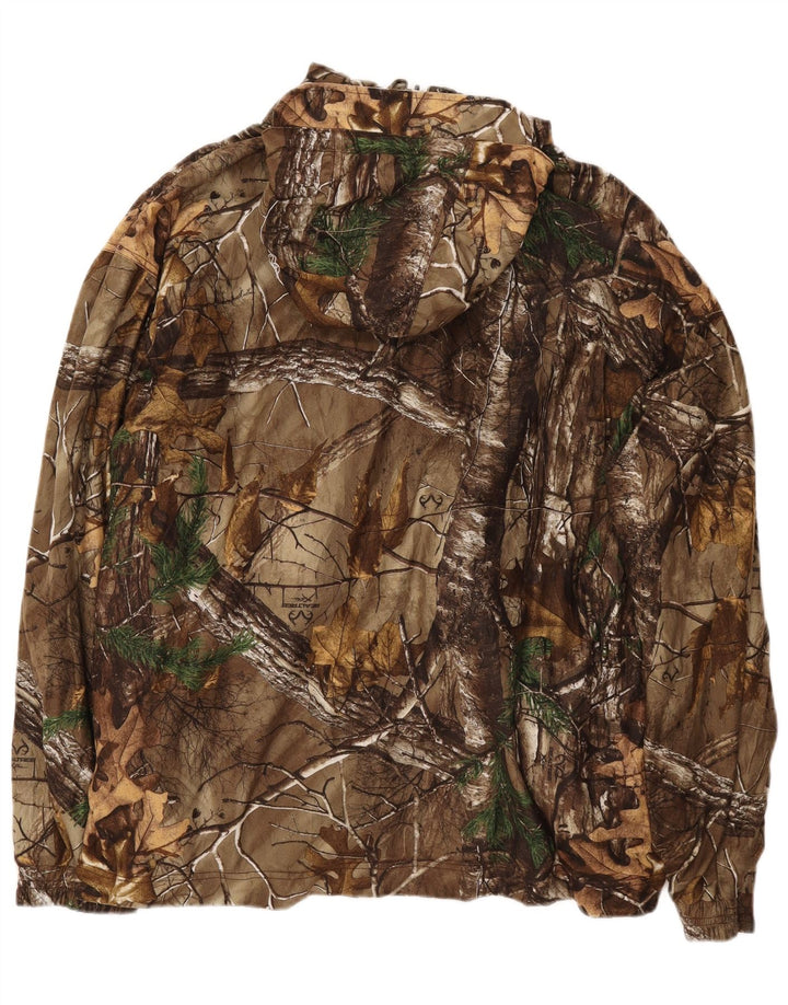 Gamehide muška bomber jakna s kapuljačom UK 44 2XL smeđa kamuflažna poliesterska