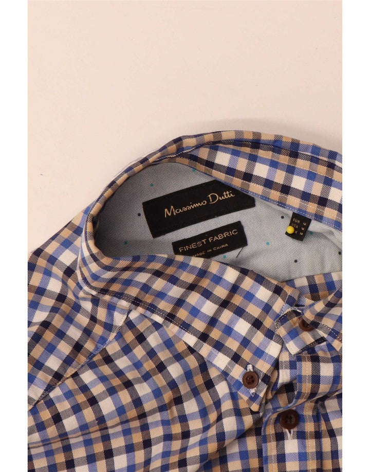 Massimo Dutti muška košulja srednje boje Gingham