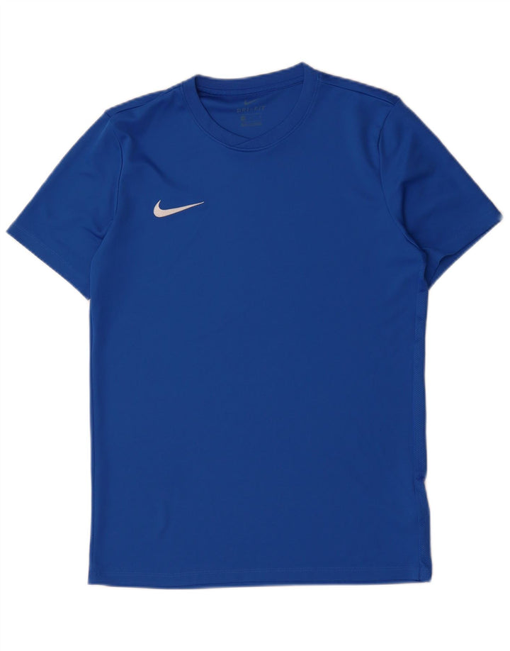 NIKE muška Dri Fit majica kratkih rukava srednje plavi poliester