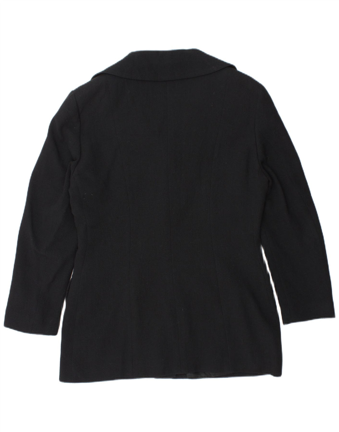 Vintage ženski sako s 4 gumba IT 48 XL tamnoplava vuna