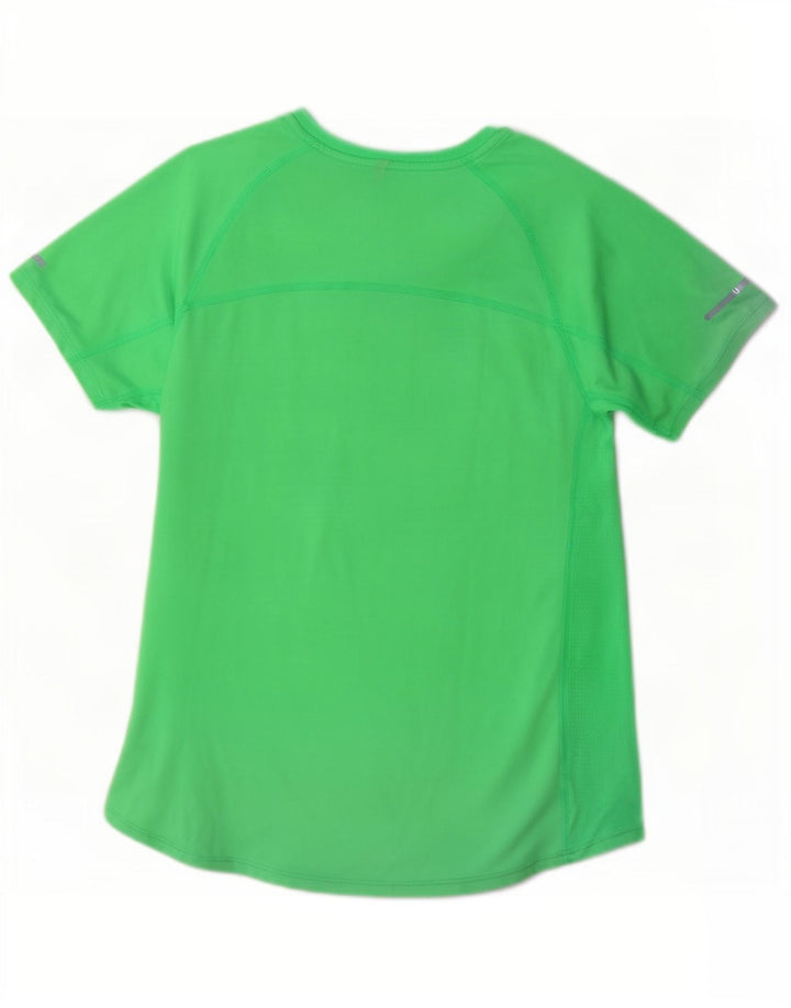 Nike Ženska Dri Fit T-Shirt majica UK 12 Srednje zeleni poliester