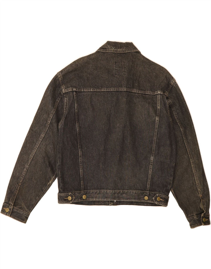 MASH Mens Denim Jacket UK 40 Large Grey Cotton Vintage Mash and Second-Hand Mash from Messina Hembry 