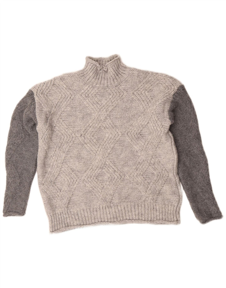 Marks & Spencer ženski džemper s kornjačičastim ovratnikom UK 10 Small Gray