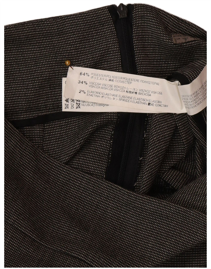 Zara ženska pencil suknja mala W26 sivi točkasti poliester